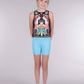 Keep It Moving Shorts: Dusty Blue