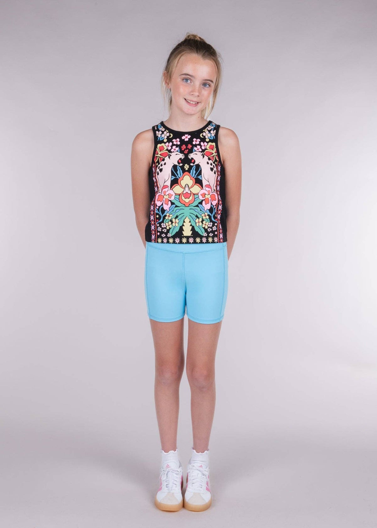 Keep It Moving Shorts: Dusty Blue