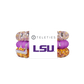 Spiral Hair Coils | Large | Geaux Tigers! Hair Ties