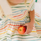 Primary Stripes Twirl Dress