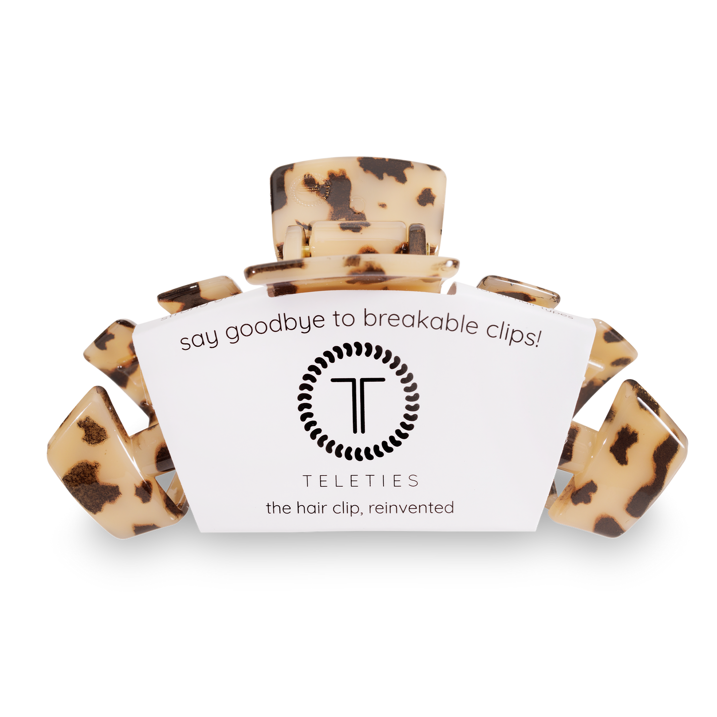 Blonde Tortoise Large Classic Clip