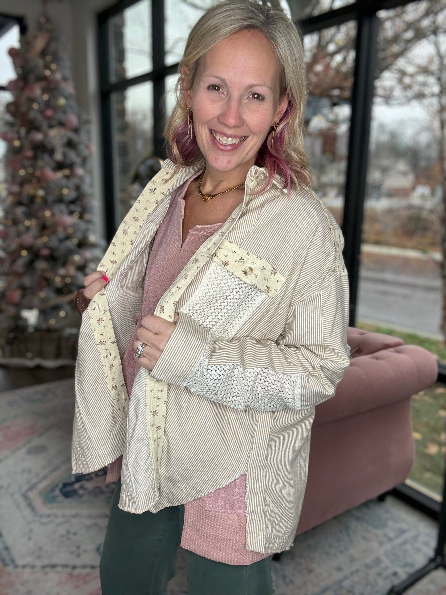 Striped Petal Jacket