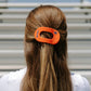 Flat Round Hair Clip | Medium | War Eagle!