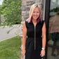 Blackout Scallop Dress