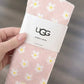 Cozy Socks-Pink Flower