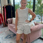 Haven Striped Set- Mocha