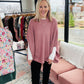 The Larson Pullover- Mauve