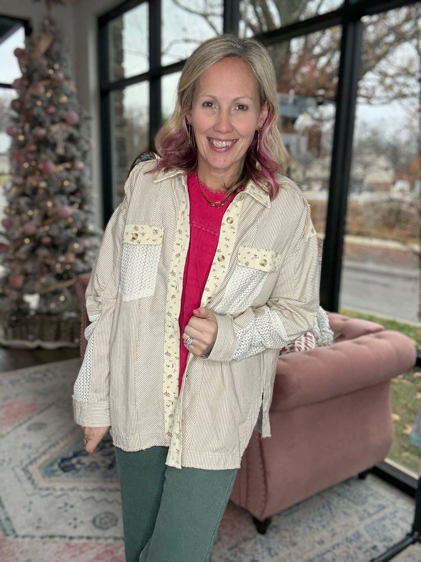 Striped Petal Jacket