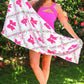 Pretty Lattice Bow Towel
