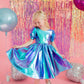 Aqua Party Dress