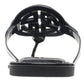 The Milton Sandal- Gloss Black