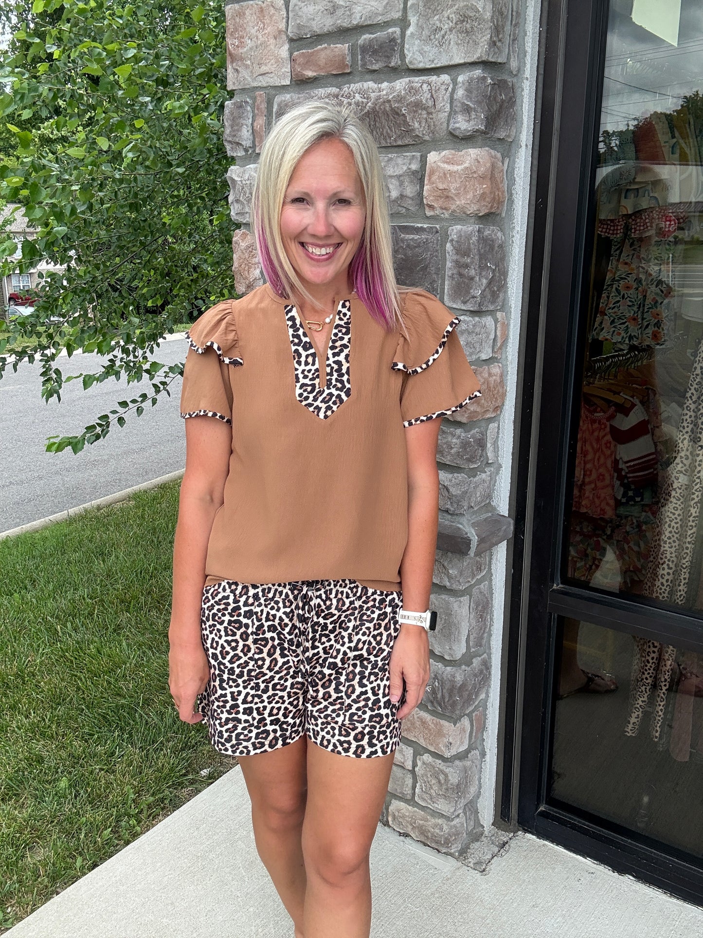Safari Chic Paperbag Shorts