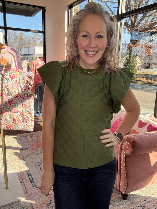 The Tifton Top- Green