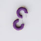 🏈 Gameday Earring- Small Plum