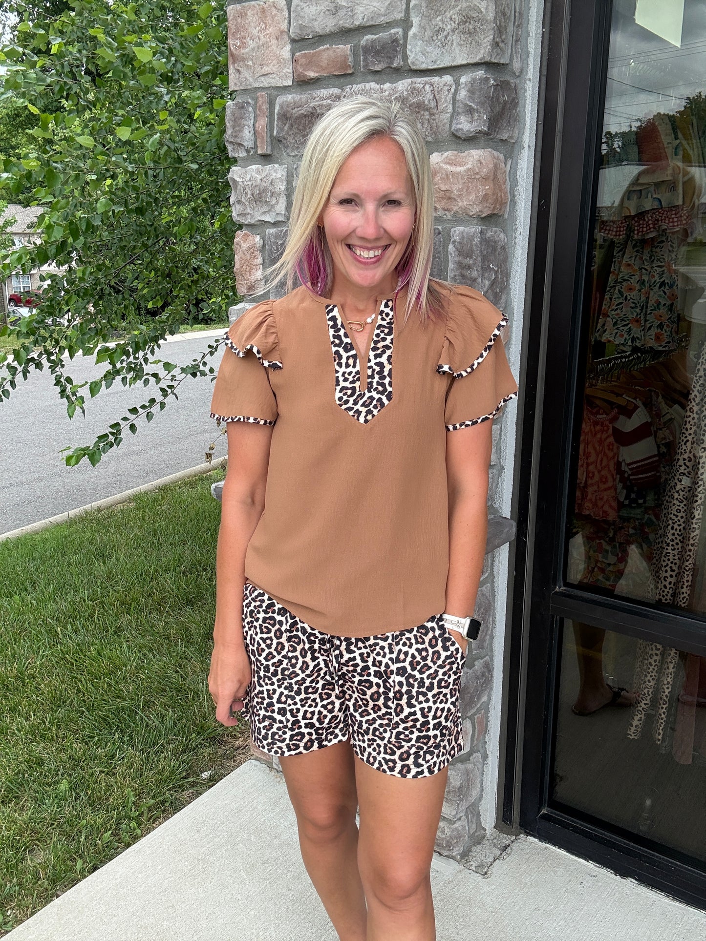 Safari Chic Paperbag Shorts