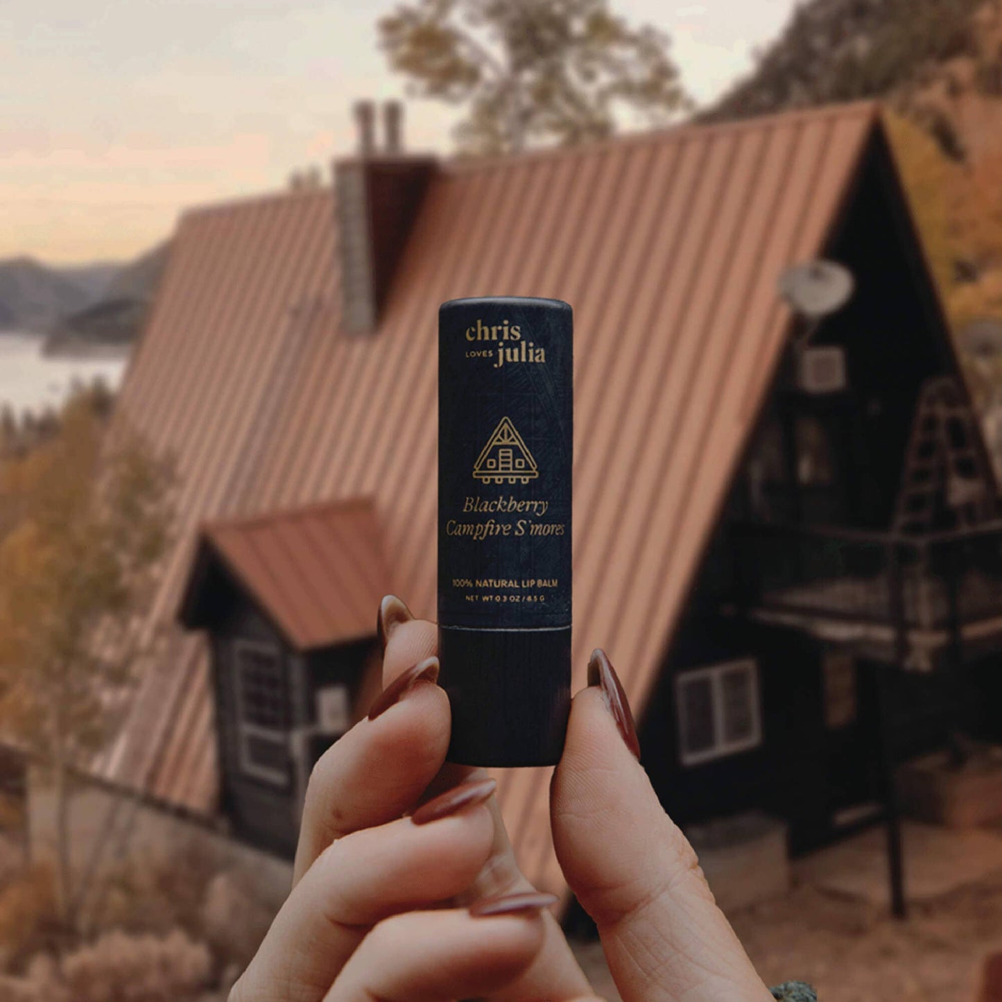 Blackberry Campfire S'mores Lip Balm