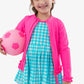 Aqua Gingham Dress