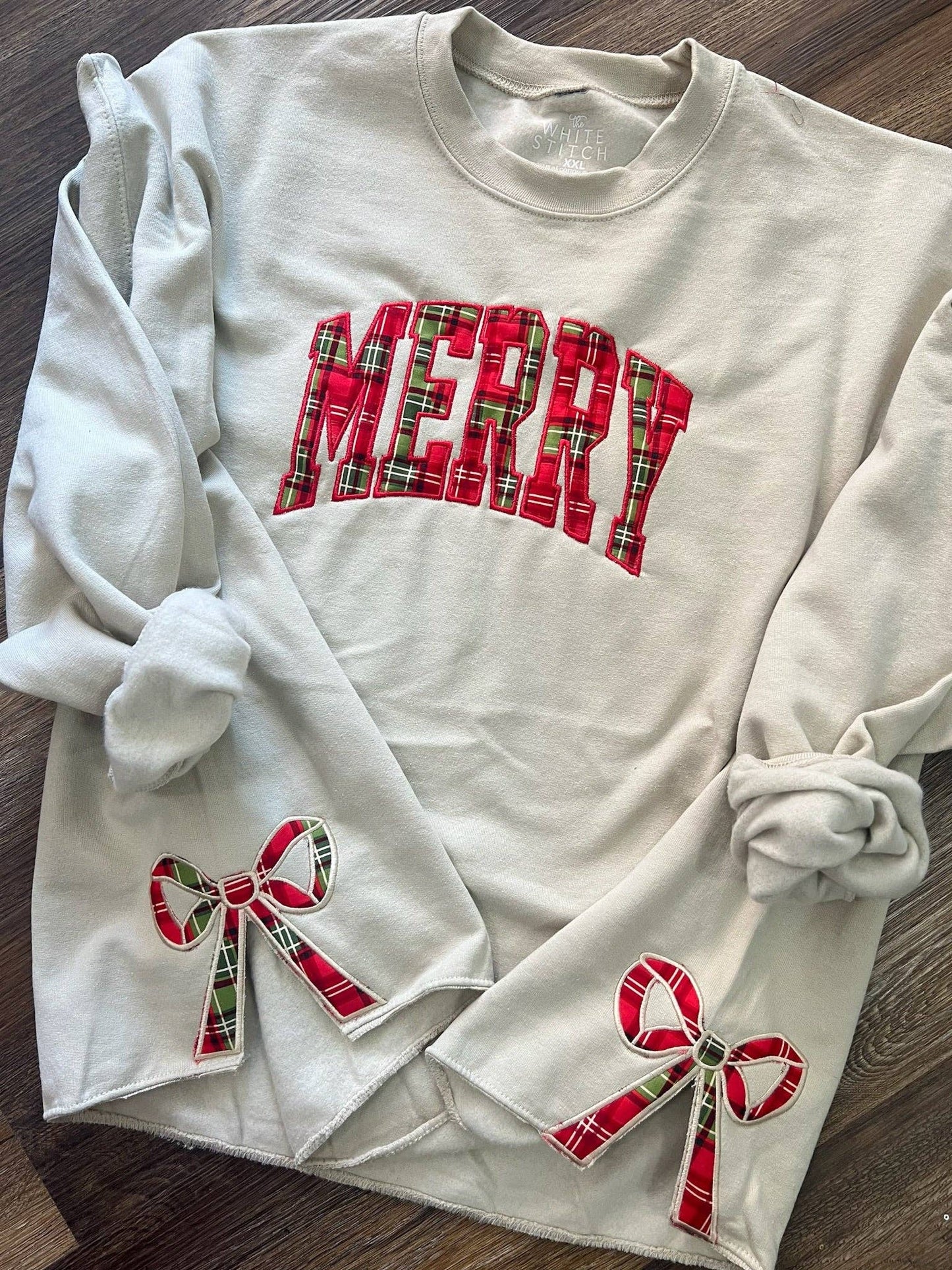 Plaid & Precious Merry Sweatshirt