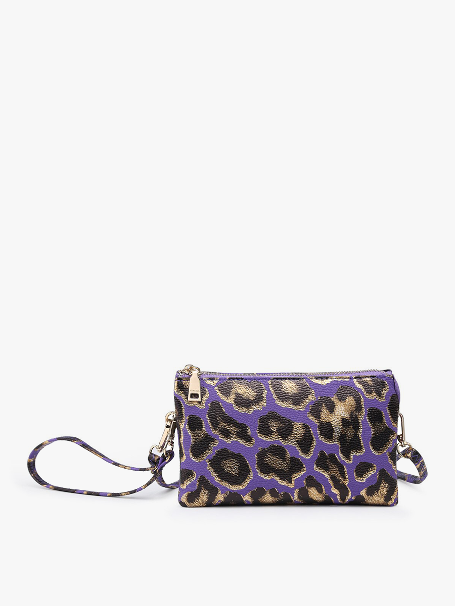 Riley Leopard Crossbody/Wristlet