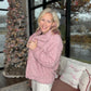 Candie Sherpa Jacket- Mauve