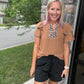 Wildly Chic Flutter Top