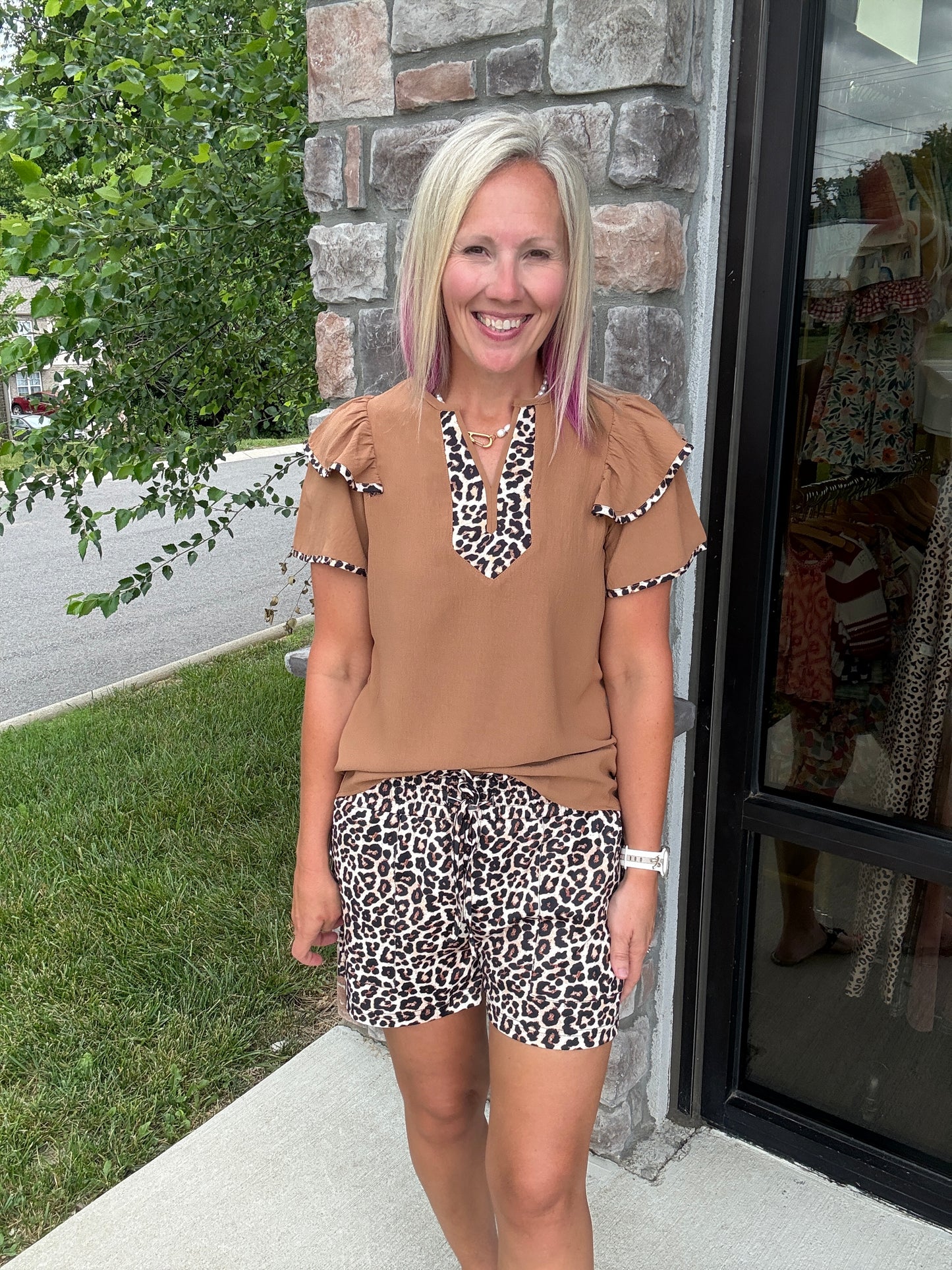 Safari Chic Paperbag Shorts