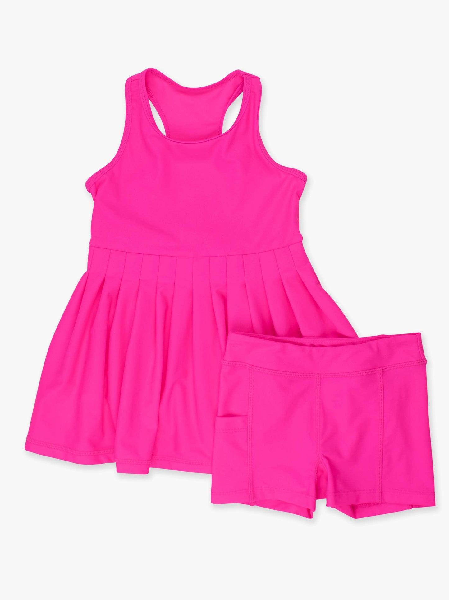 Girl's Vivid Magenta Dress