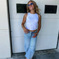 Light Wash Barrel Jeans