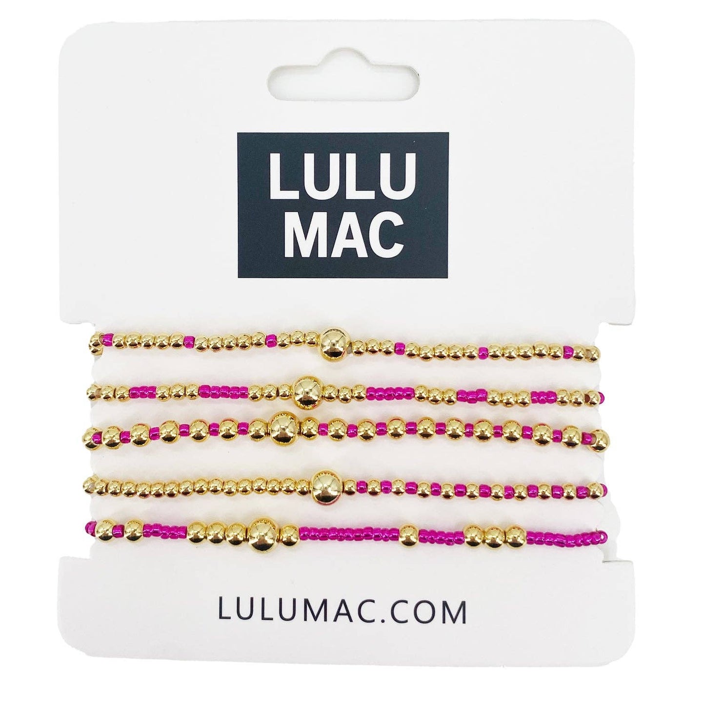 Hot Pink Bracelet Set