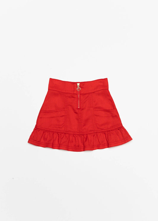 Tulip Skirt- Red