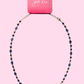 Santorini Stone Necklace- Blue