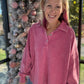 Berry Mineral Wash Pullover