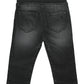 Black Wash Pull-on Jeans