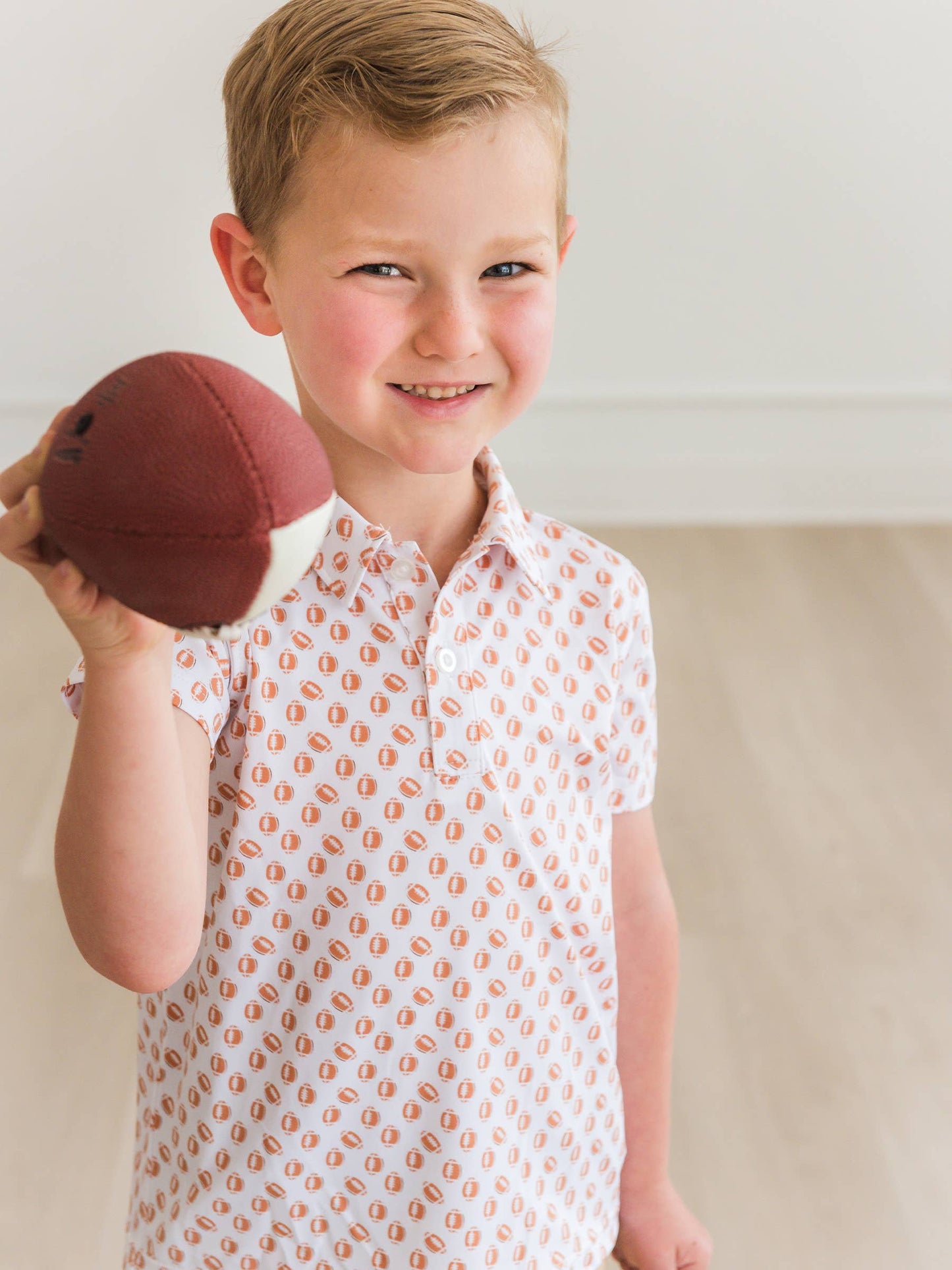 Little MVP Polo- White
