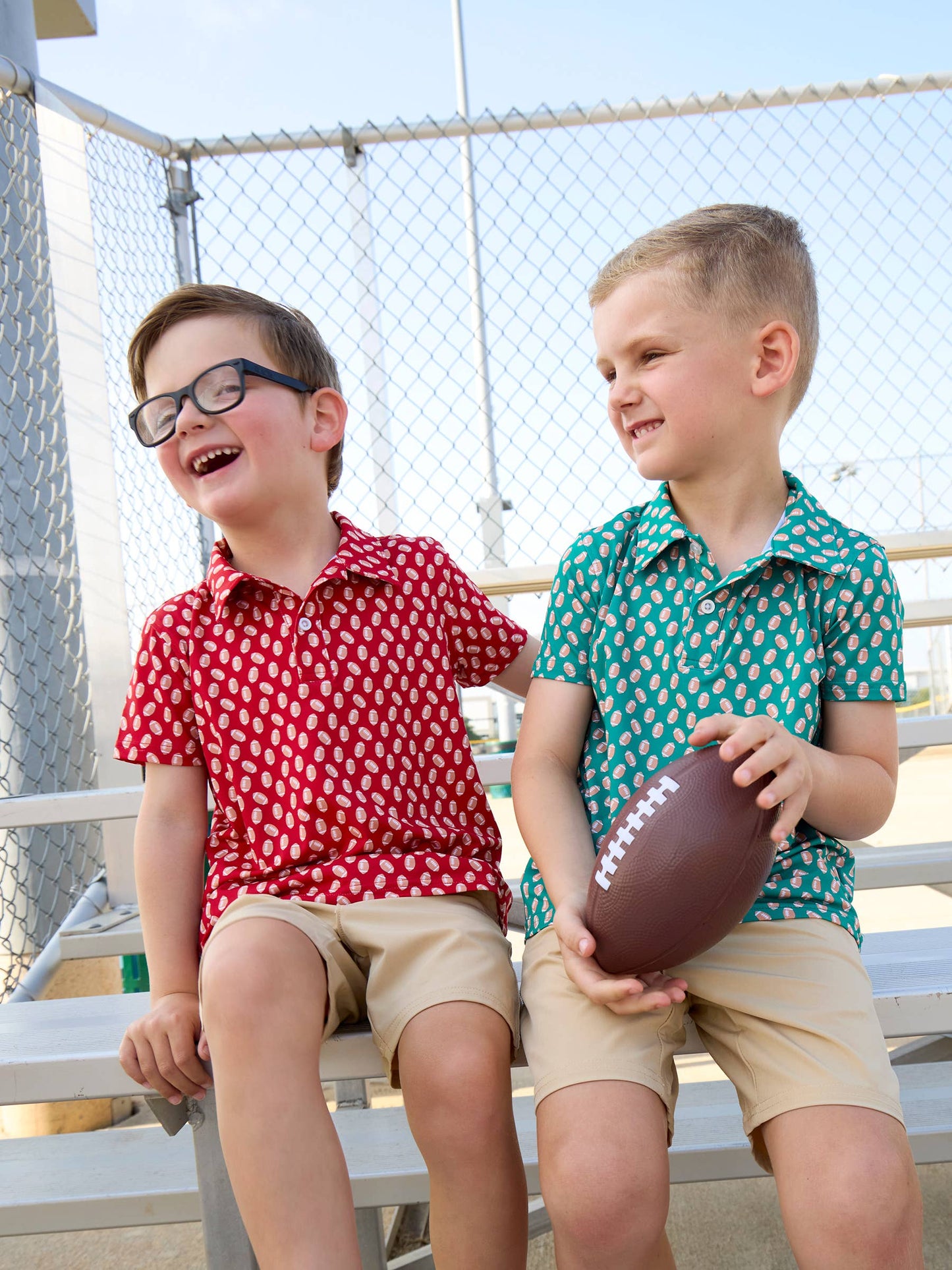 Little MVP Polo- Red