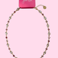 Santorini Stone Necklace- Pink