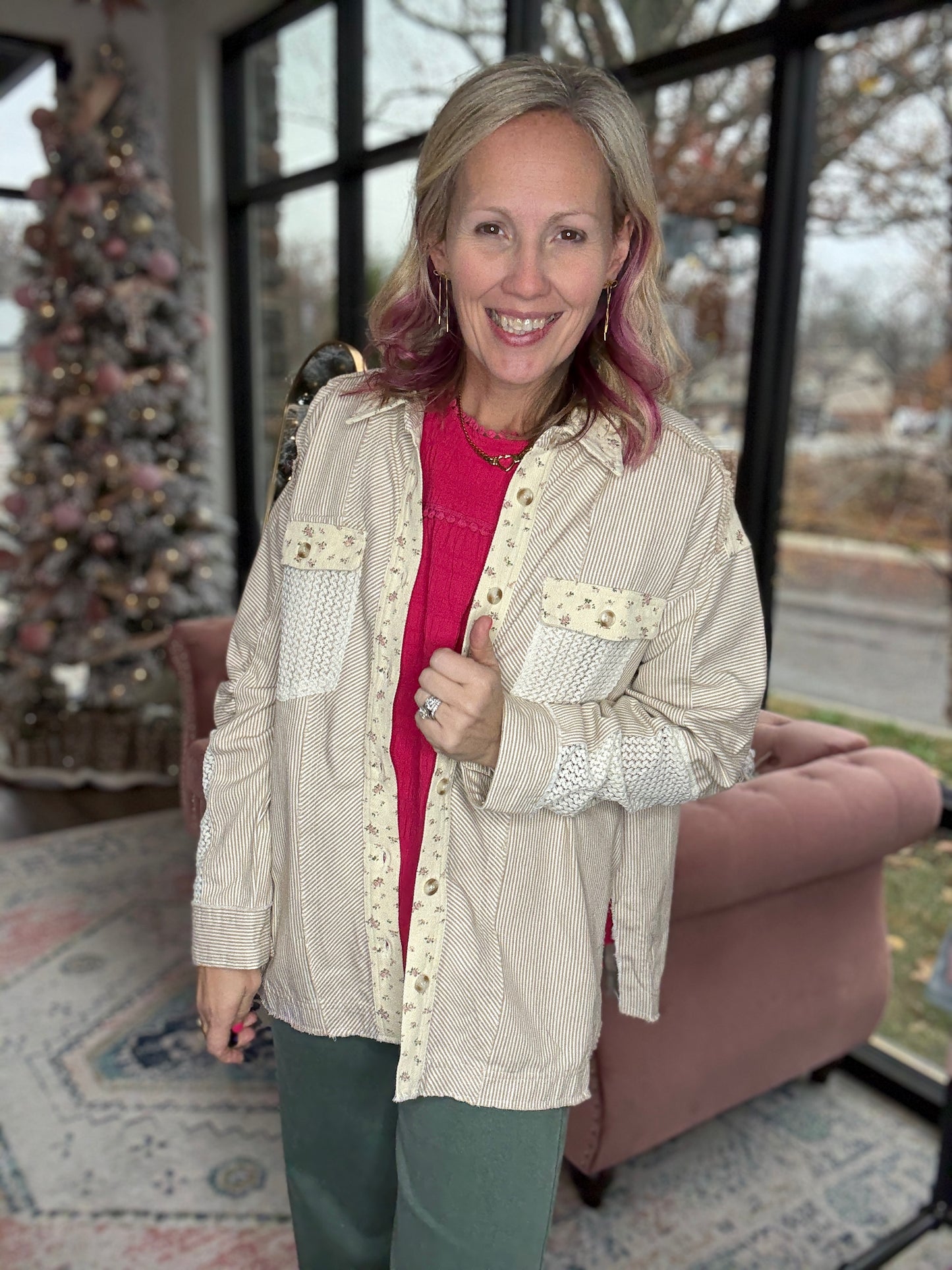 Striped Petal Jacket