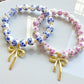 Floral Bow Beaded Bracelets