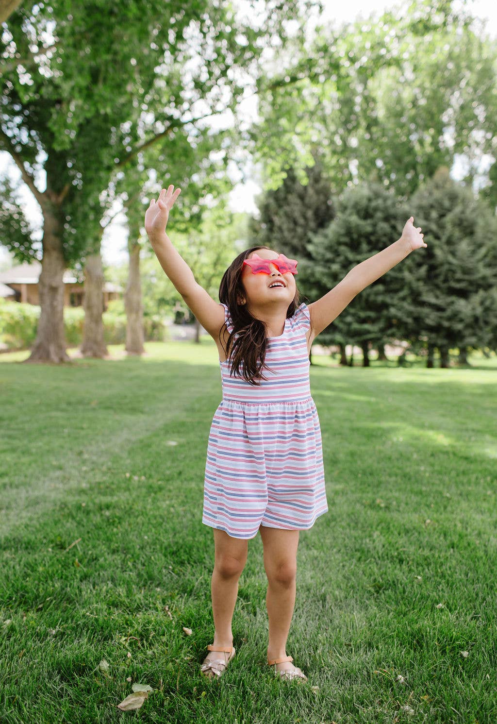 Patriotic Stripe Romper
