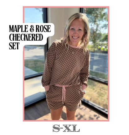 Maple & Rose Check Set