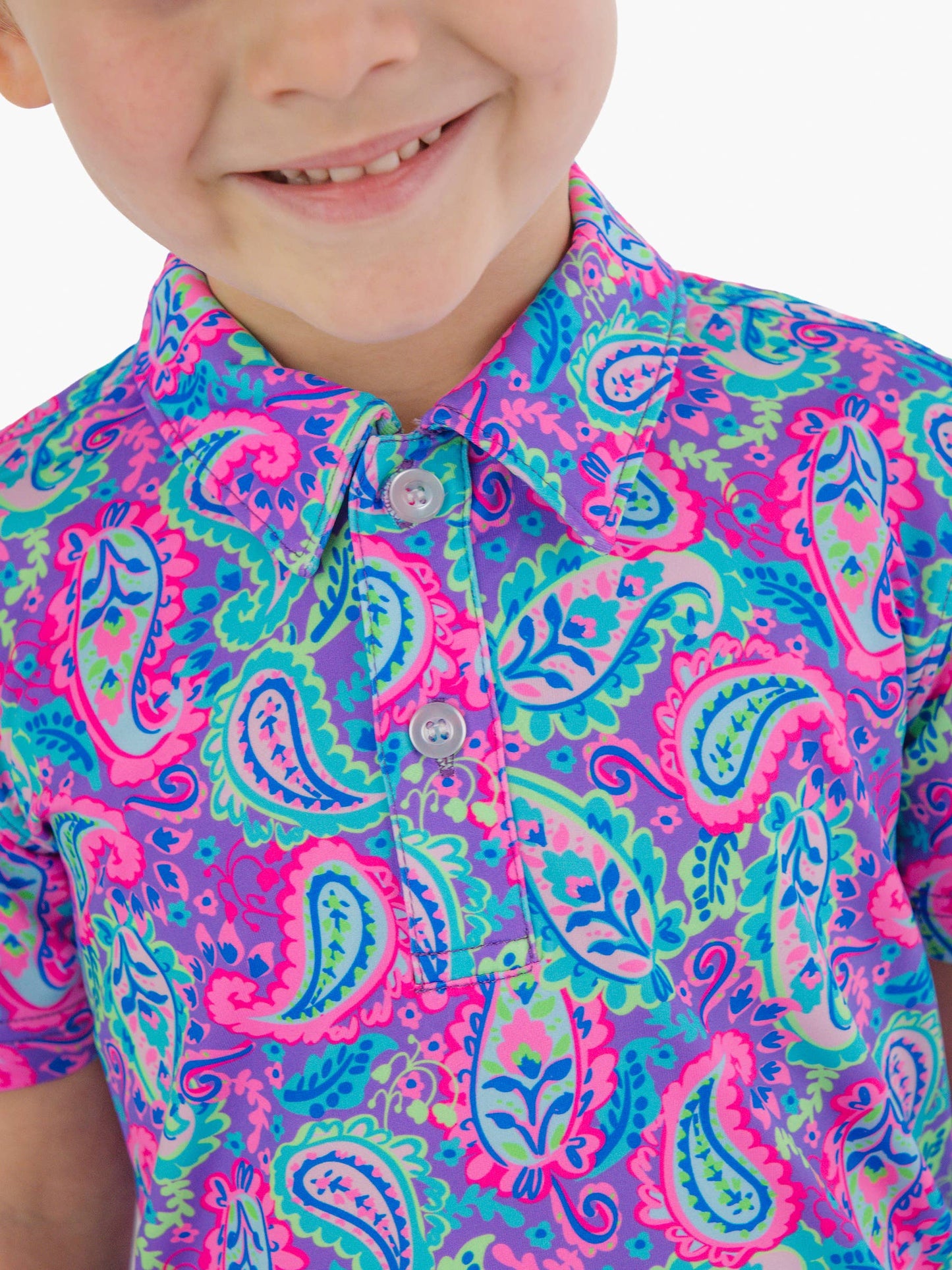 Paisley Pop Polo