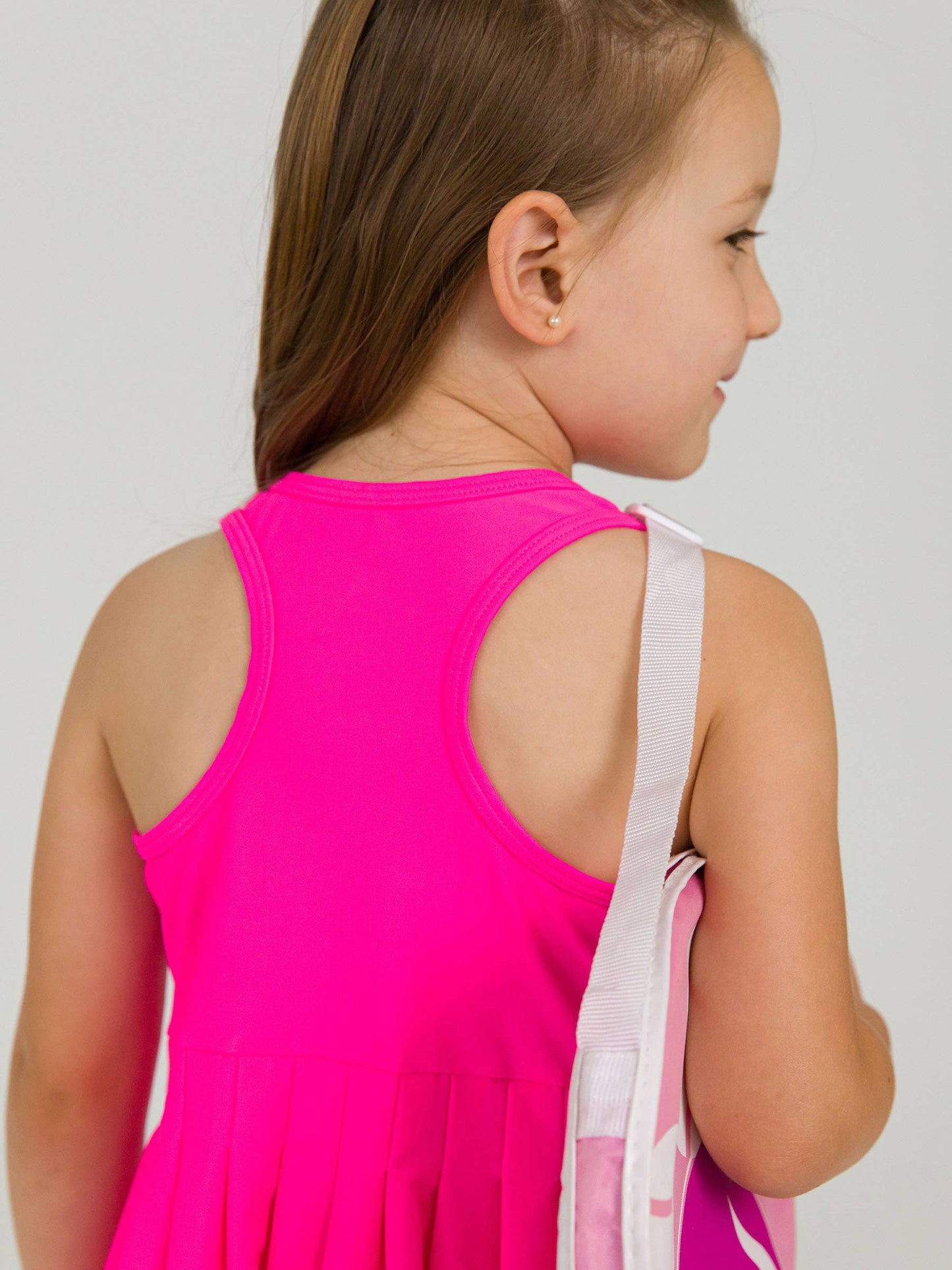Girl's Vivid Magenta Dress