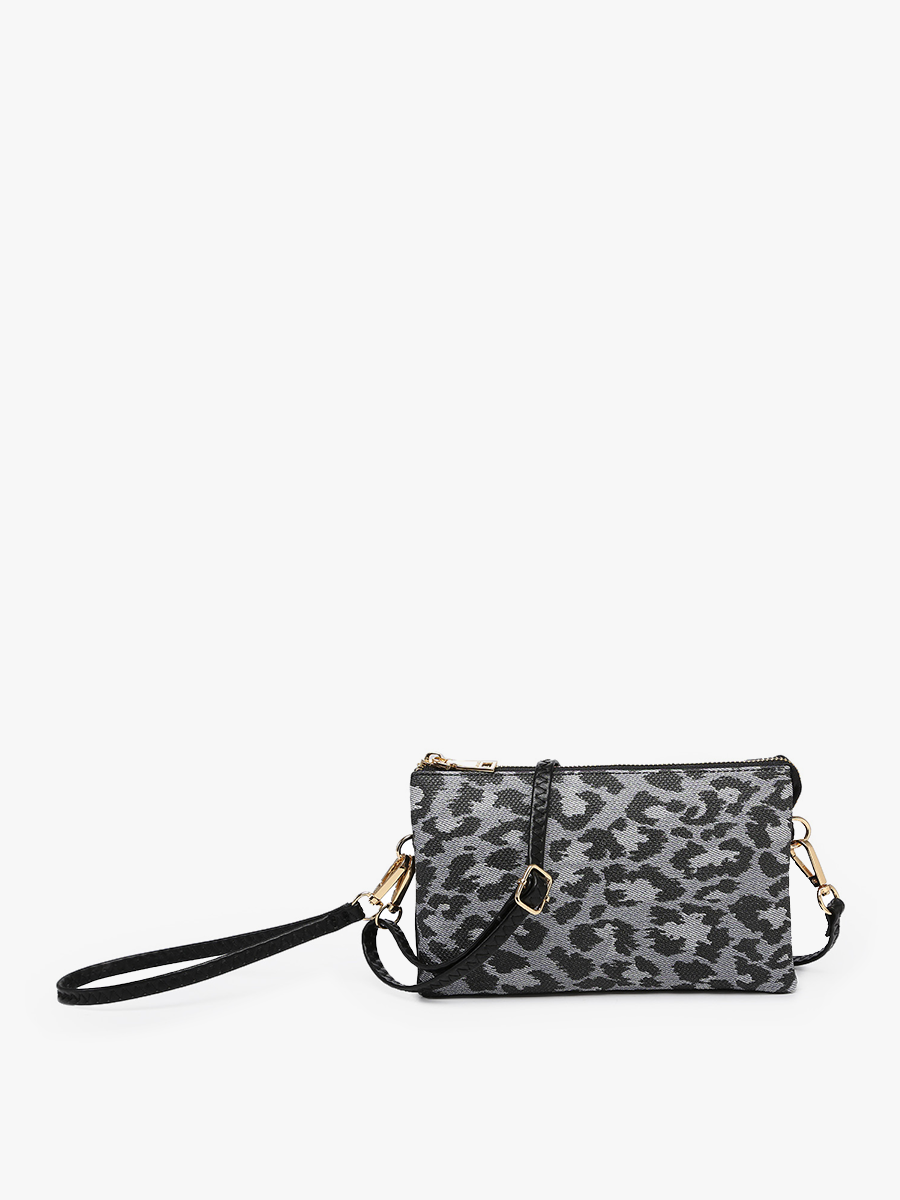 Riley Leopard Crossbody/Wristlet