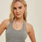 Cutout Core Bra-Olive