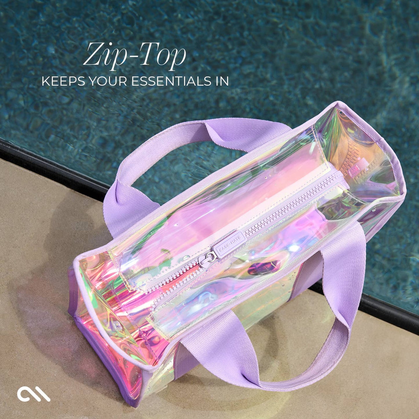 Soap Bubble Mini Zip Tote Bag