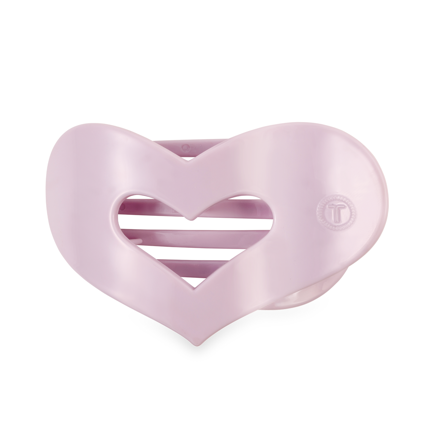 Purple Queen of Hearts Flat Hair Clip