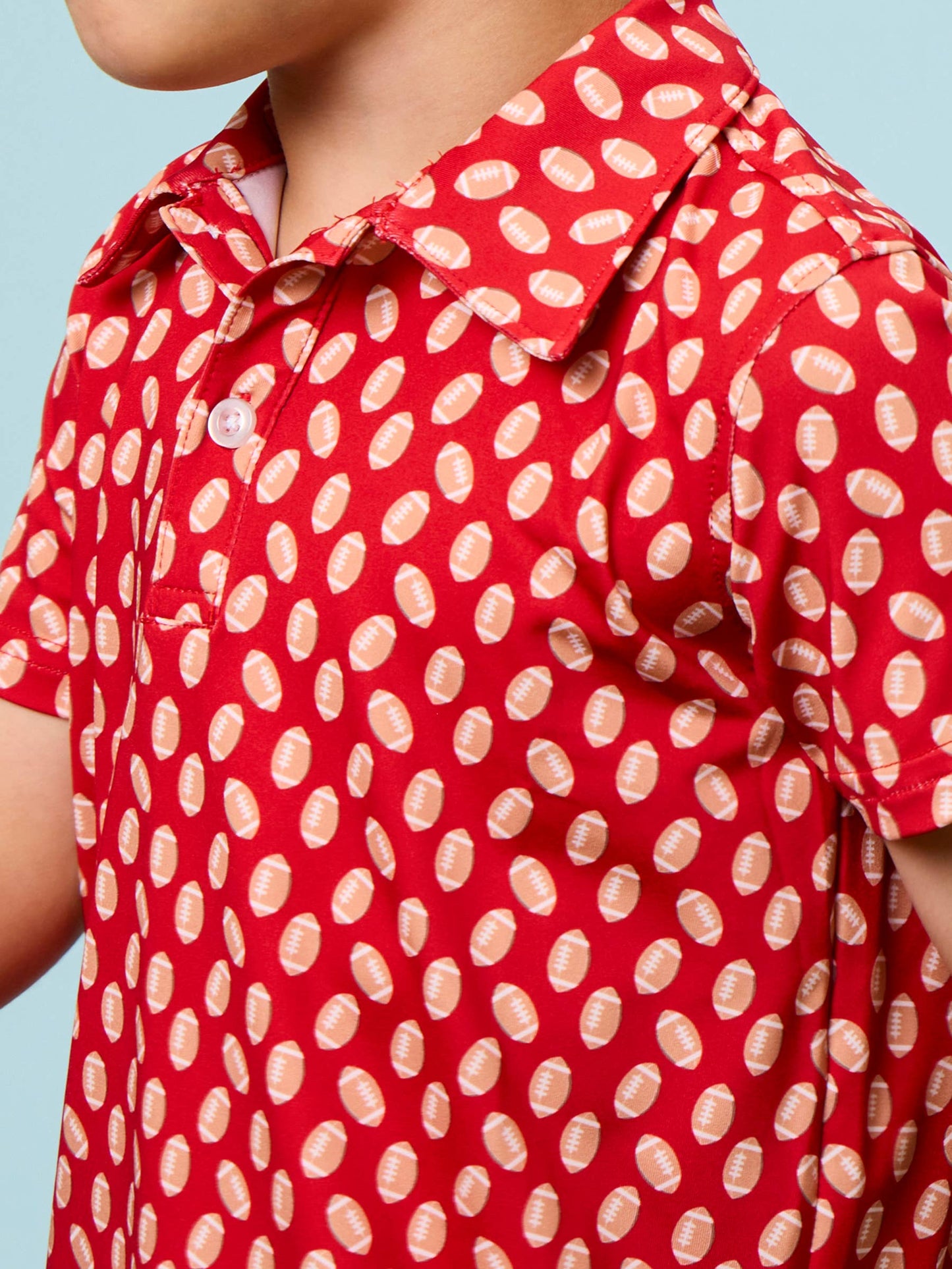 Little MVP Polo- Red