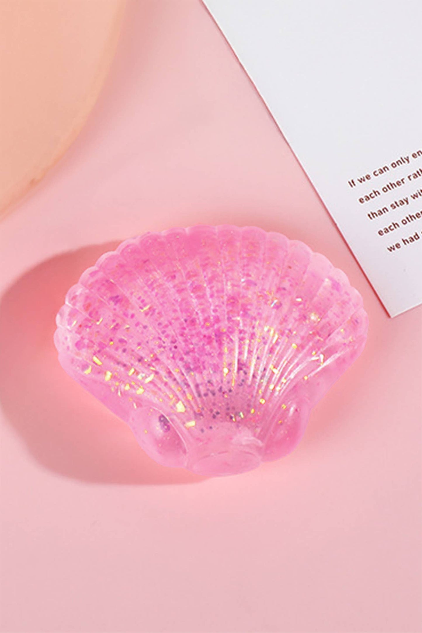 Pink Pearl Seashell Squish