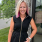 Blackout Scallop Dress