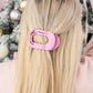 Just Add a Bow | Medium | Flat Round Hair Clip